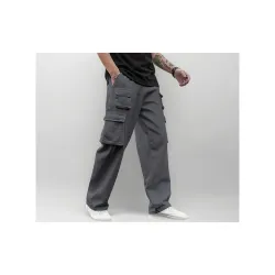 Men Cargo Pants 100% Cotton | Relaxed Fit Utility Cargos for Men with 6 Pockets | Breathable Durable Fabric |