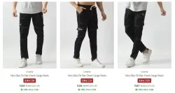 Men Cargo Pants starting @ ₹234