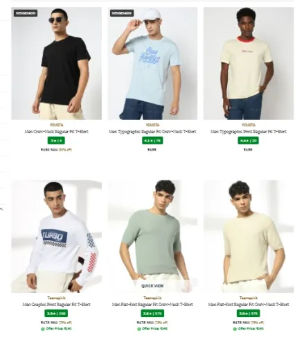 Image of Men Clothes Under @ ₹199