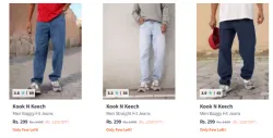 Men Fashion Jeans Starting @ ₹299