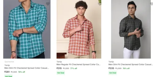 Image of Men Fashion Shirt Minimum 75% Discount