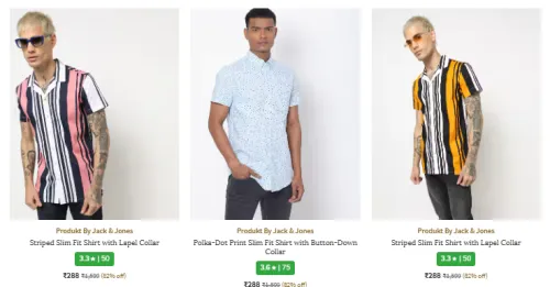 Image of Men Fashion Shirt Minimum 80% Discount