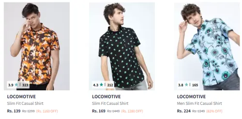 Image of Men Fashion Shirt Starting @ ₹139