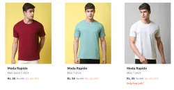 Men Fashion T-shirt Starting @ ₹99