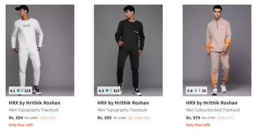 Image of Men Fashion Tracksuit Minimum 50% Discount