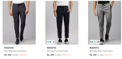 Image of Men Fashion Trouser Minimum Flat 90% Discount