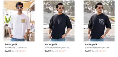 Image of Men Fashion Tshirt Minimum 60% Discount