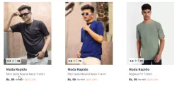 Men Fashion Tshirt Minimum 80% Discount
