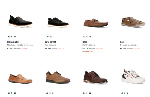 Image of men Footwear Minimum 70% Discount