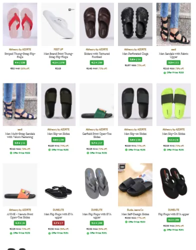 Image of Men Footwear Starting @ ₹93