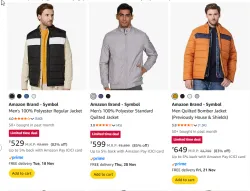Men Jacket Starting @ ₹529