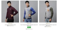 Men jackets starting @ ₹262