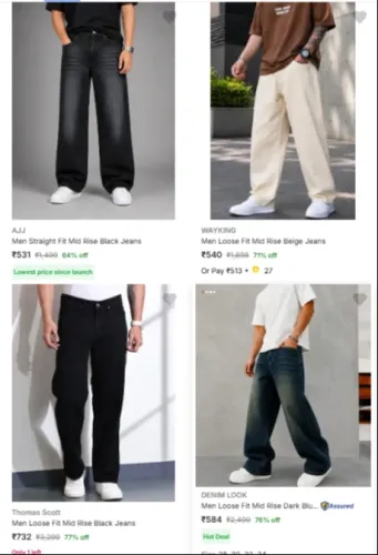 Image of Men Jeans Minimum 60% Discount