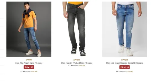 Image of Men Jeans Minimum 70% Discount
