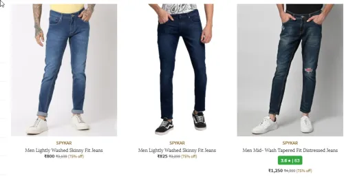 Image of Men Jeans Minimum 70% Discount