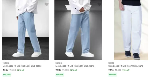 Image of Men Jeans Minimum 70% Discount