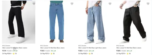 Image of Men Jeans Minimum 70% Discount