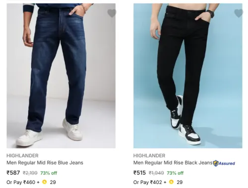 Image of Men Jeans Minimum 70% Discount
