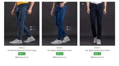 Image of Men Jeans Minimum 80% Discount