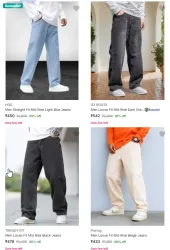 Men Jeans Minimum 80% Discount