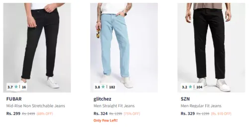 Image of Men Jeans Starting @ ₹299