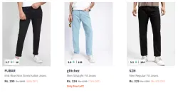 Men Jeans Starting @ ₹299