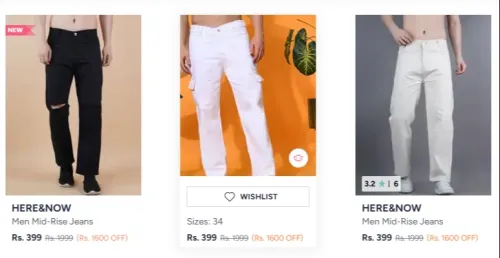 Image of Men Jeans Starting @ ₹399