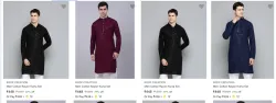 Men Kurta At Minimum 70% Discount