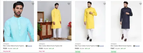 Image of Men Kurta Payjama Set Starting @ ₹335