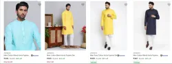 Men Kurta Payjama Set Starting @ ₹335