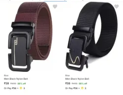 Men Nylon Belt From ₹59