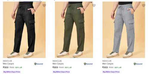 Image of Men Premium Trousers & Cargo from ₹303