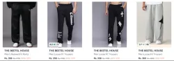 Men relaxed fit trousers up to 80% Discount