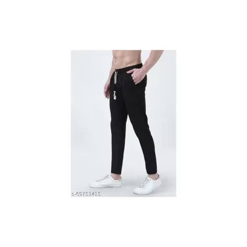 Image of Men's Black Casual Jogger Trousers