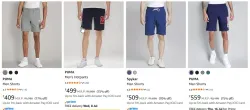 MENS BRABDED SHORTS UP TO 77% DISCOUNT