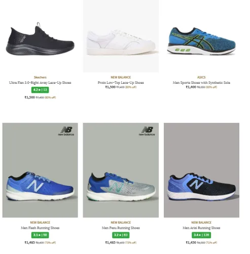 Image of Men's Branded Footwears Minimum 70% Discount.