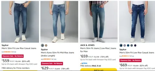 Image of MEN'S BRANDED JEANS UP TO 83% DISCOUNT 