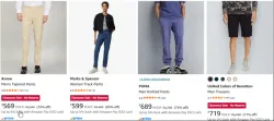 MENS BRANDED TROUSERS UP TO 75% DISCOUNT