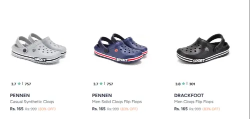 Image of Men's Clogs Starting at ₹165