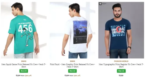 Image of Men's Clothing Under ₹199