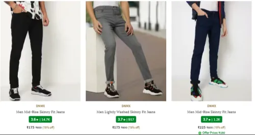 Image of Men's Jeans Starting at ₹175