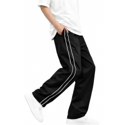 Men’s Relaxed Loose Fit Track Pants 