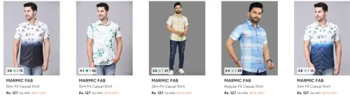 Image of Men's Shirts Starting @ ₹127