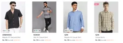 mens shirts starting at ₹150