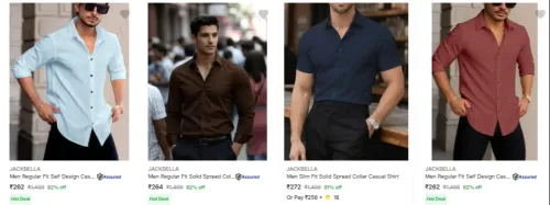 Image of men's shirts up to 82% Discount 