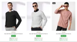 Mens sweaters starting at ₹225