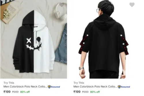 Image of Men's T Shirts @ ₹199