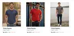 Mens T-shirts at @ ₹49