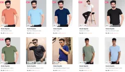 Mens T-shirts starting @ ₹99