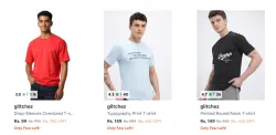 Mens T-shirts starting at ₹99